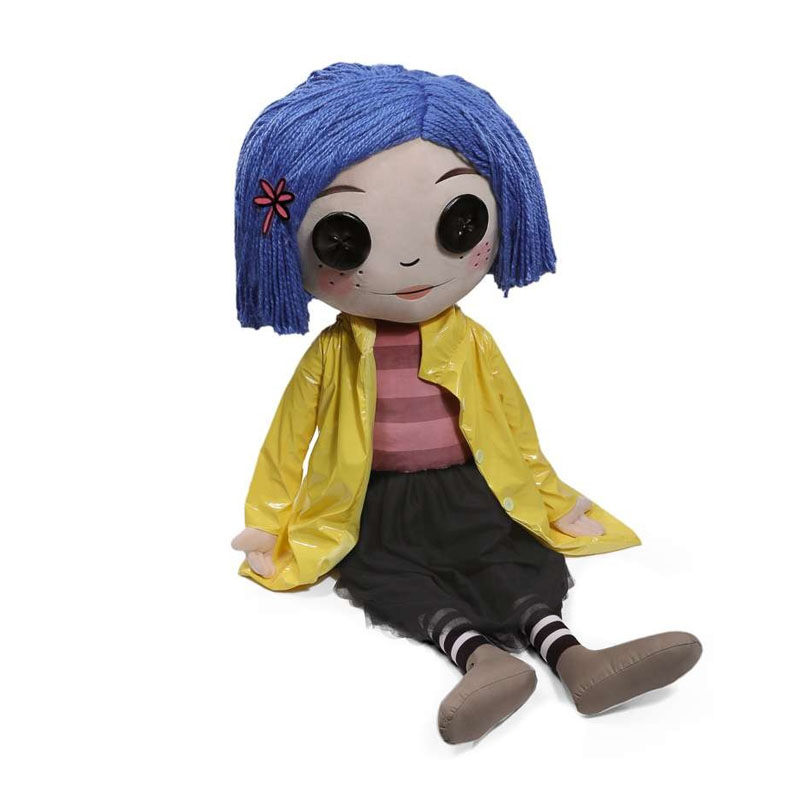 Coraline Peluche Replica Coraline Button Eyes Doll 150cm